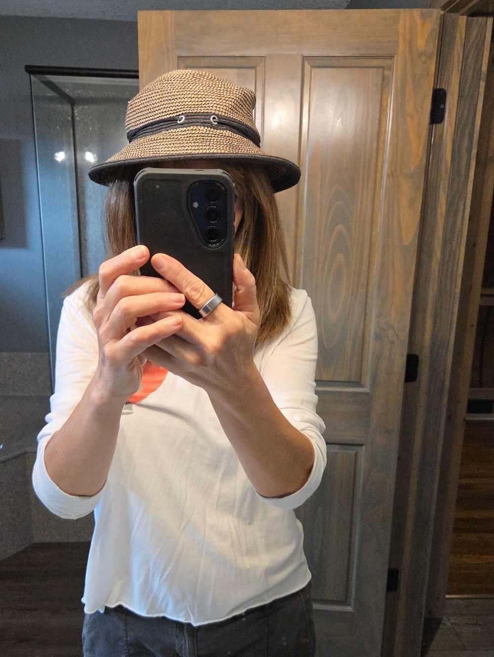 Karen Keith Brown Bucket Hat for Women - Neutral Summer Accessory